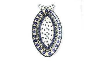 E18 Bunzlau groot Visbord 35x20cm 1071X Serveerschalen